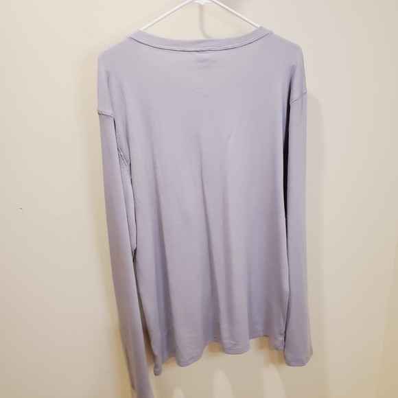 THE COMPANY STORE mens's Gray Long Sleeves Henley tshirt size L NWT - Picture 2 of 10
